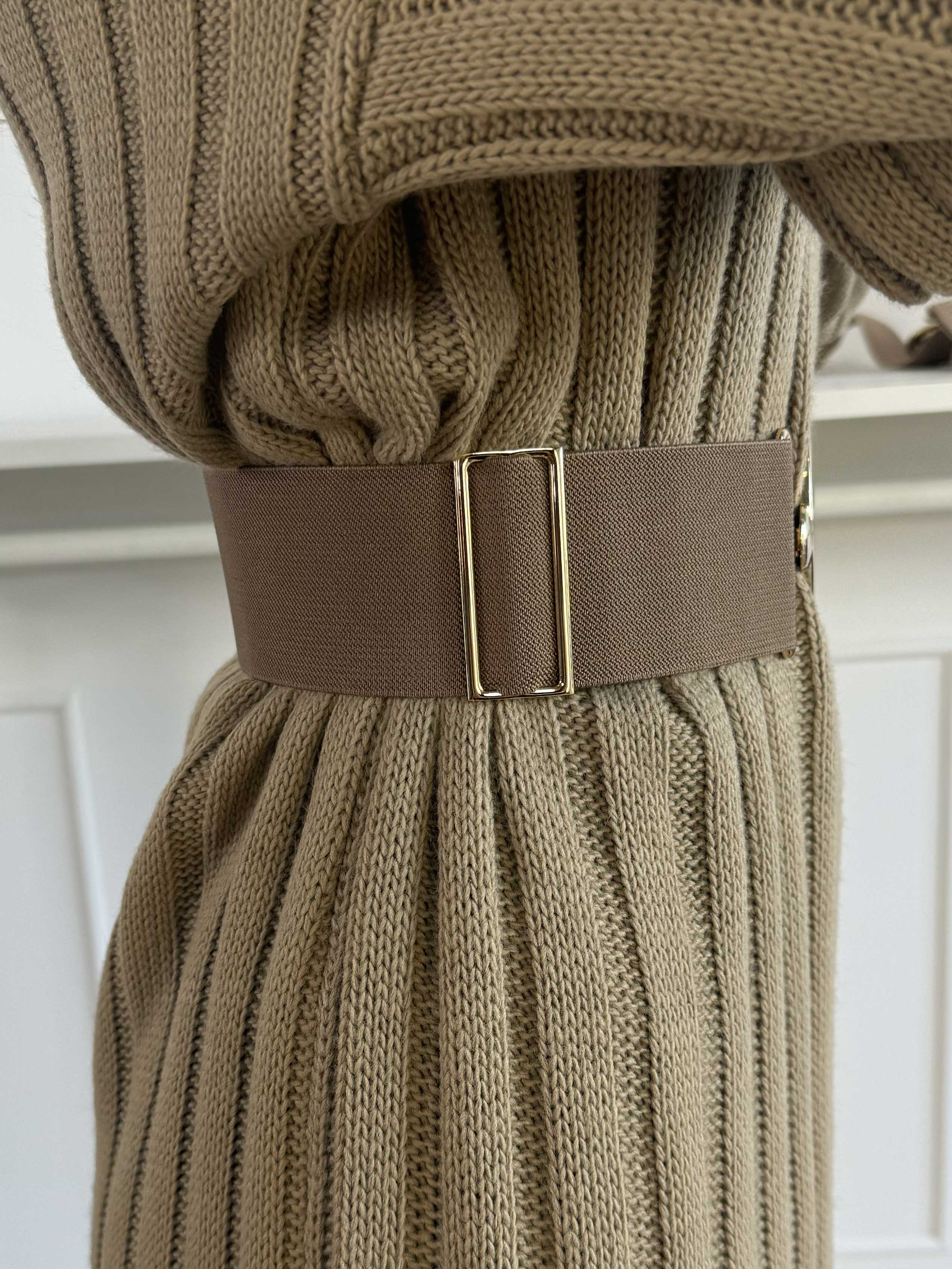 Oxana - Elastiskt midjebälte med guldspänne